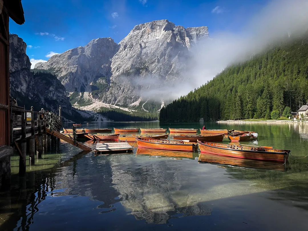 Lago di Braies, Italy. Photograph by Marian Kozaczewski.