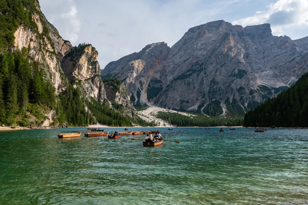 Lago di Braies, Italy. Photograph by Marian Kozaczewski.