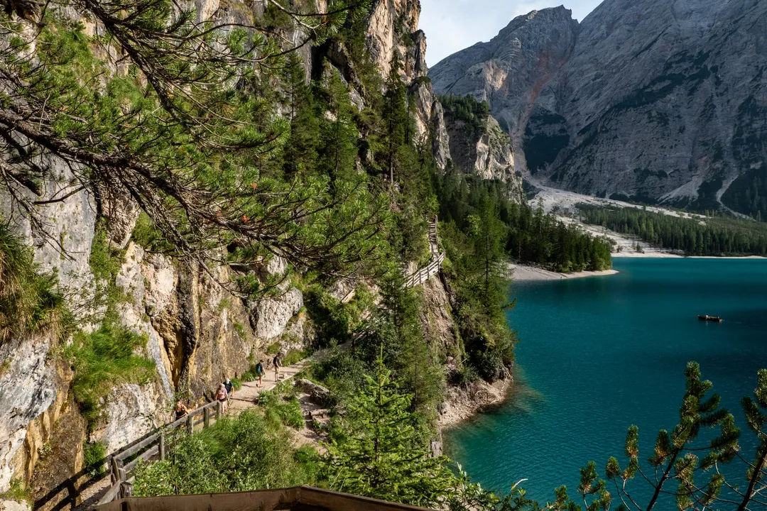 Lago di Braies, Italy. Photograph by Marian Kozaczewski.