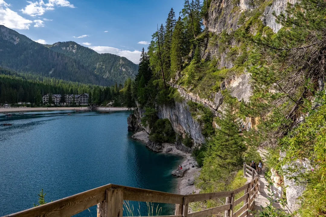 Lago di Braies, Italy. Photograph by Marian Kozaczewski.