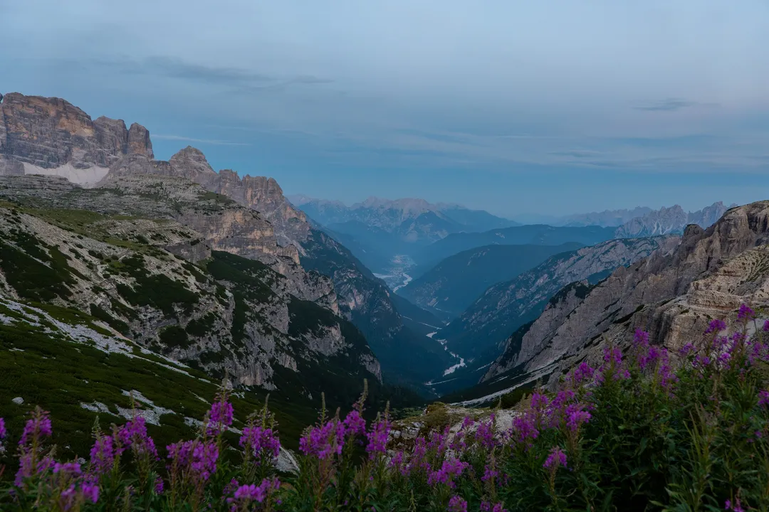 Tre Cime di Lavaredo, Italy. Photograph by Marian Kozaczewski.