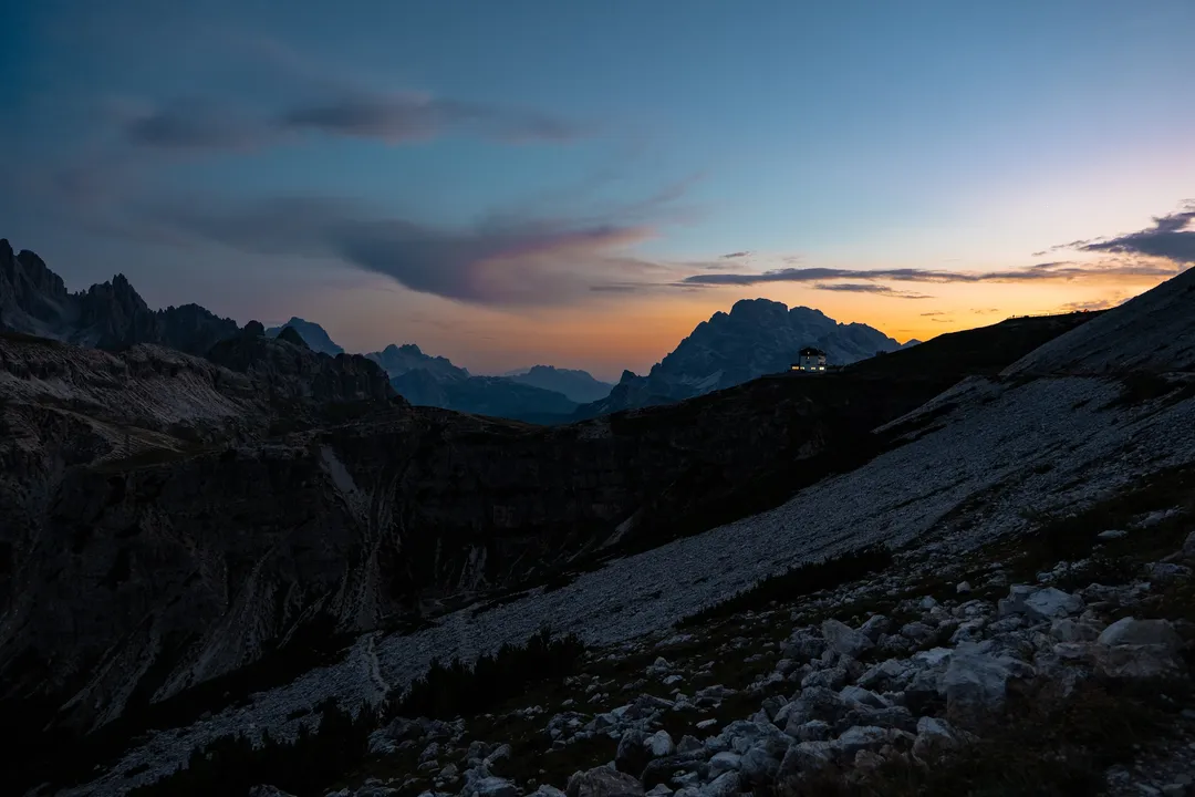 Tre Cime di Lavaredo, Italy. Photograph by Marian Kozaczewski.