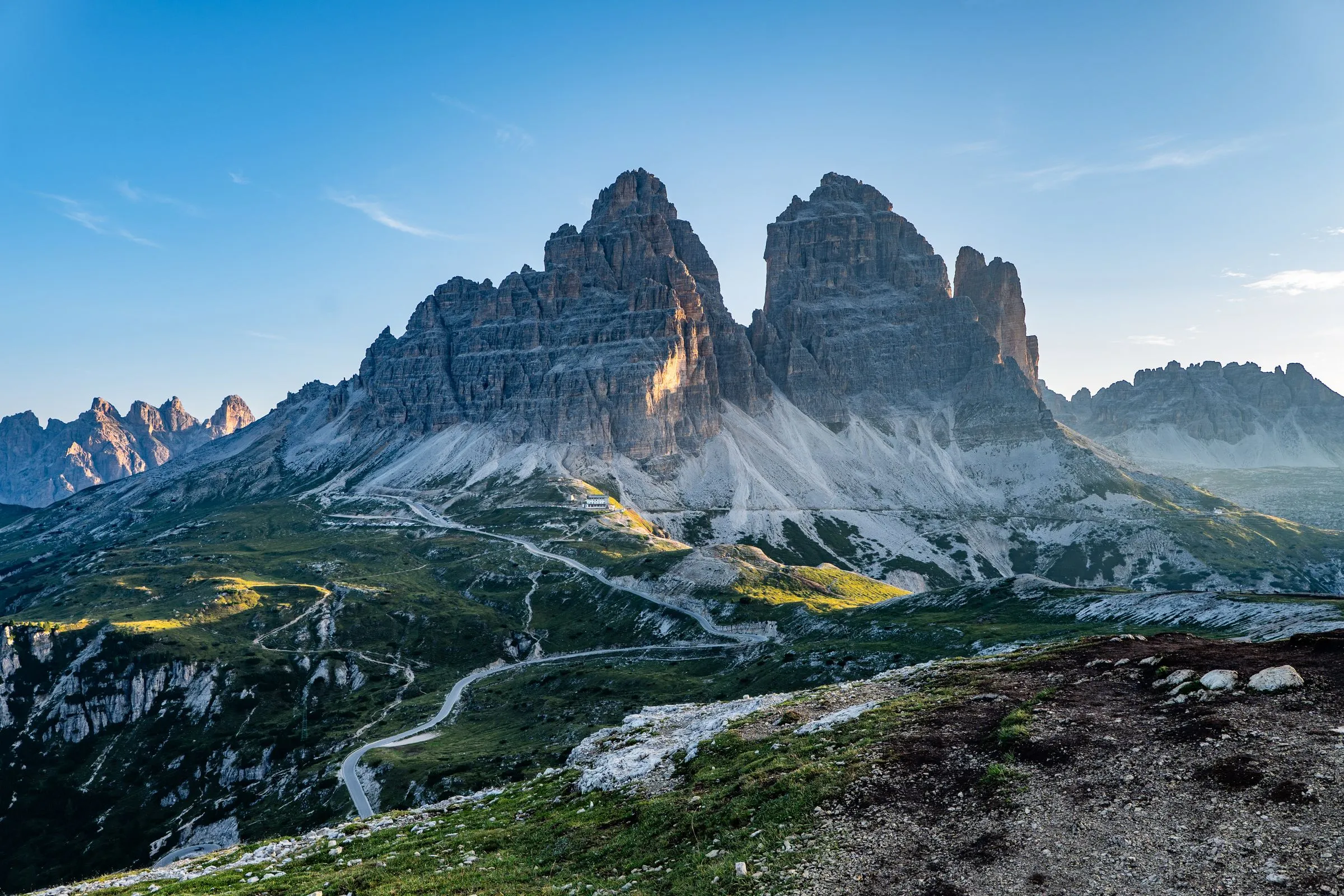 Tre Cime di Lavaredo, Italy. Photograph by Marian Kozaczewski.