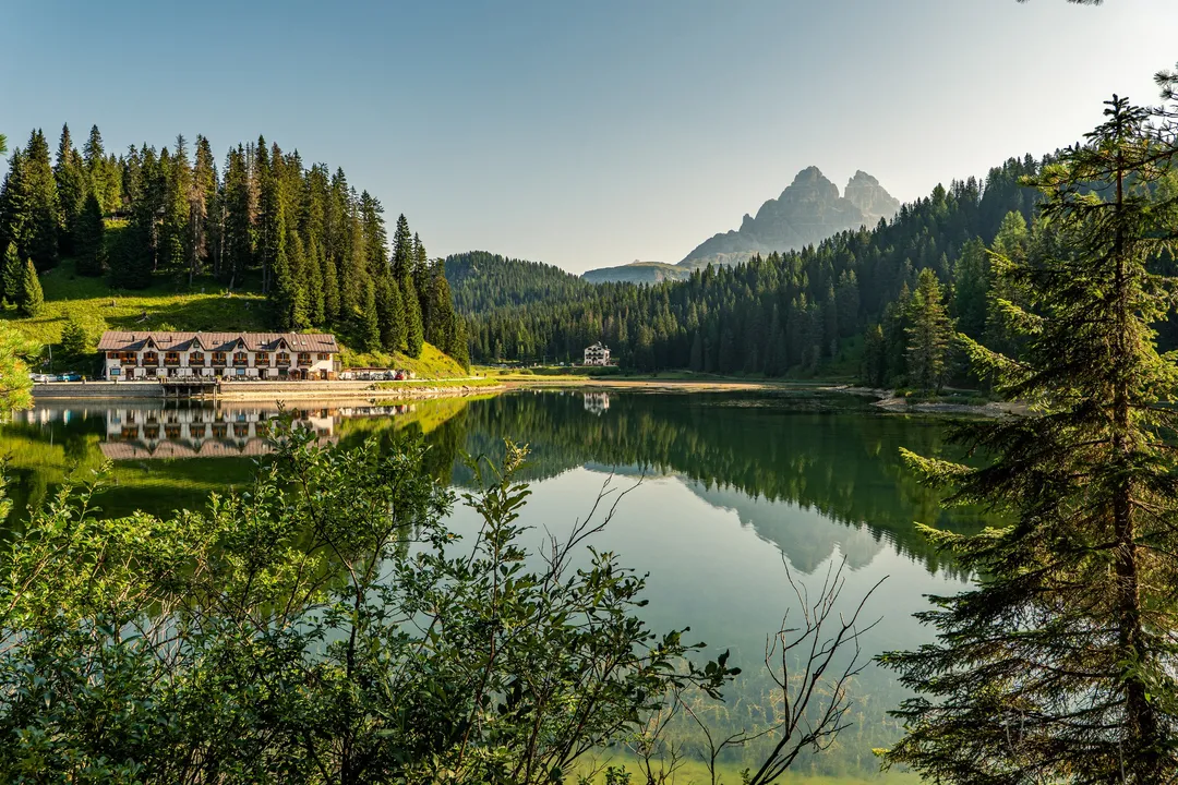 Lake Misurina, Italy. Photograph by Marian Kozaczewski.