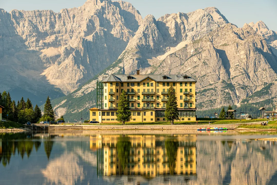 Lake Misurina, Italy. Photograph by Marian Kozaczewski.