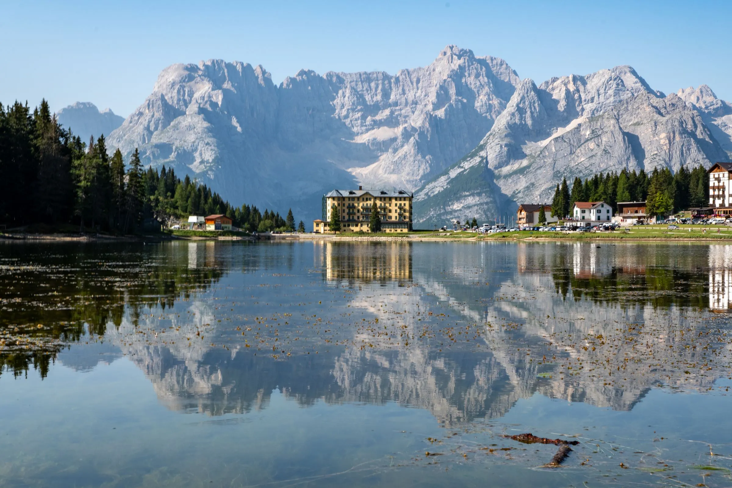 Lago di Misurina, Włochy. Fotografia: Marian Kozaczewski.