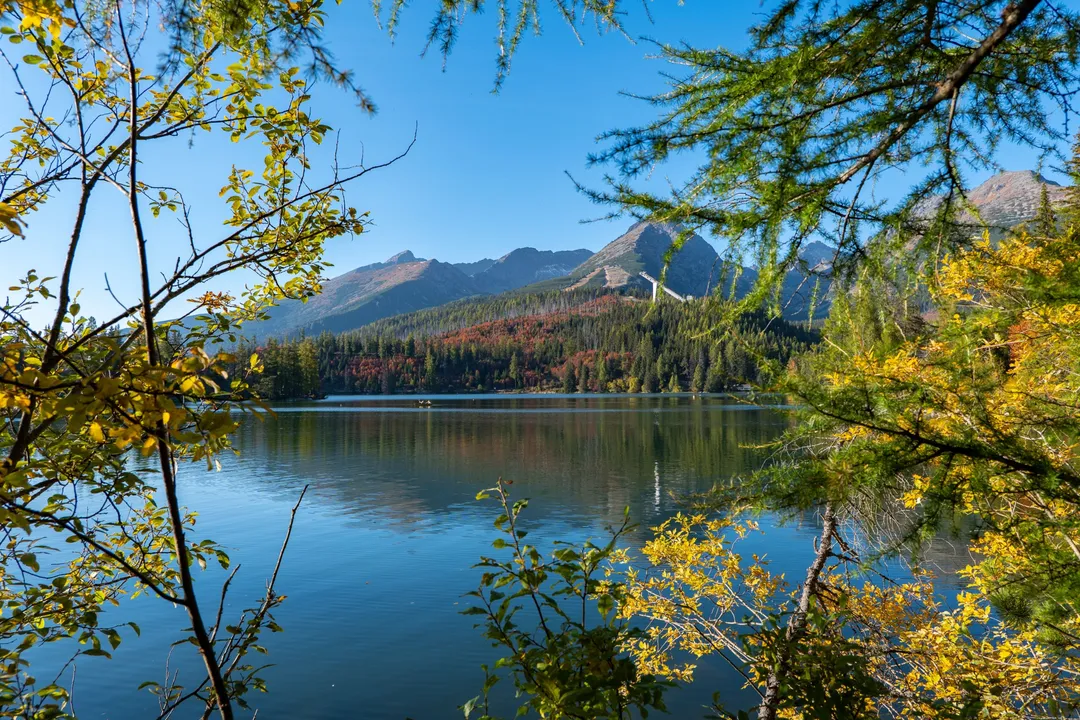 Štrbské pleso, Slovakia. Photograph by Marian Kozaczewski.