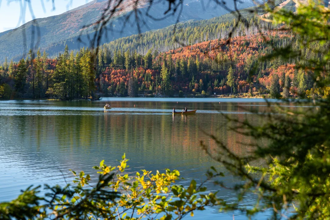 Štrbské pleso, Slovakia. Photograph by Marian Kozaczewski.