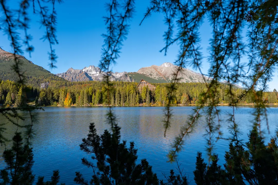 Štrbské pleso, Slovakia. Photograph by Marian Kozaczewski.