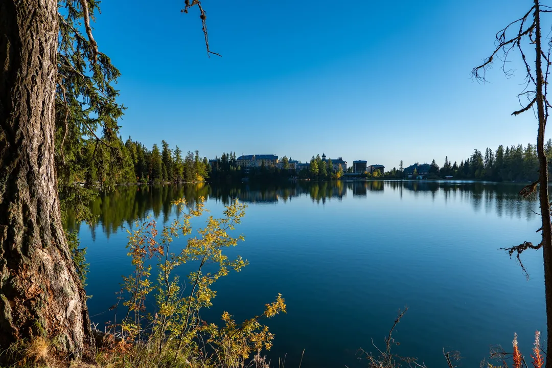 Štrbské pleso, Slovakia. Photograph by Marian Kozaczewski.