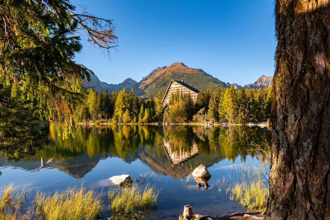 Štrbské pleso, Slovakia. Photograph by Marian Kozaczewski.